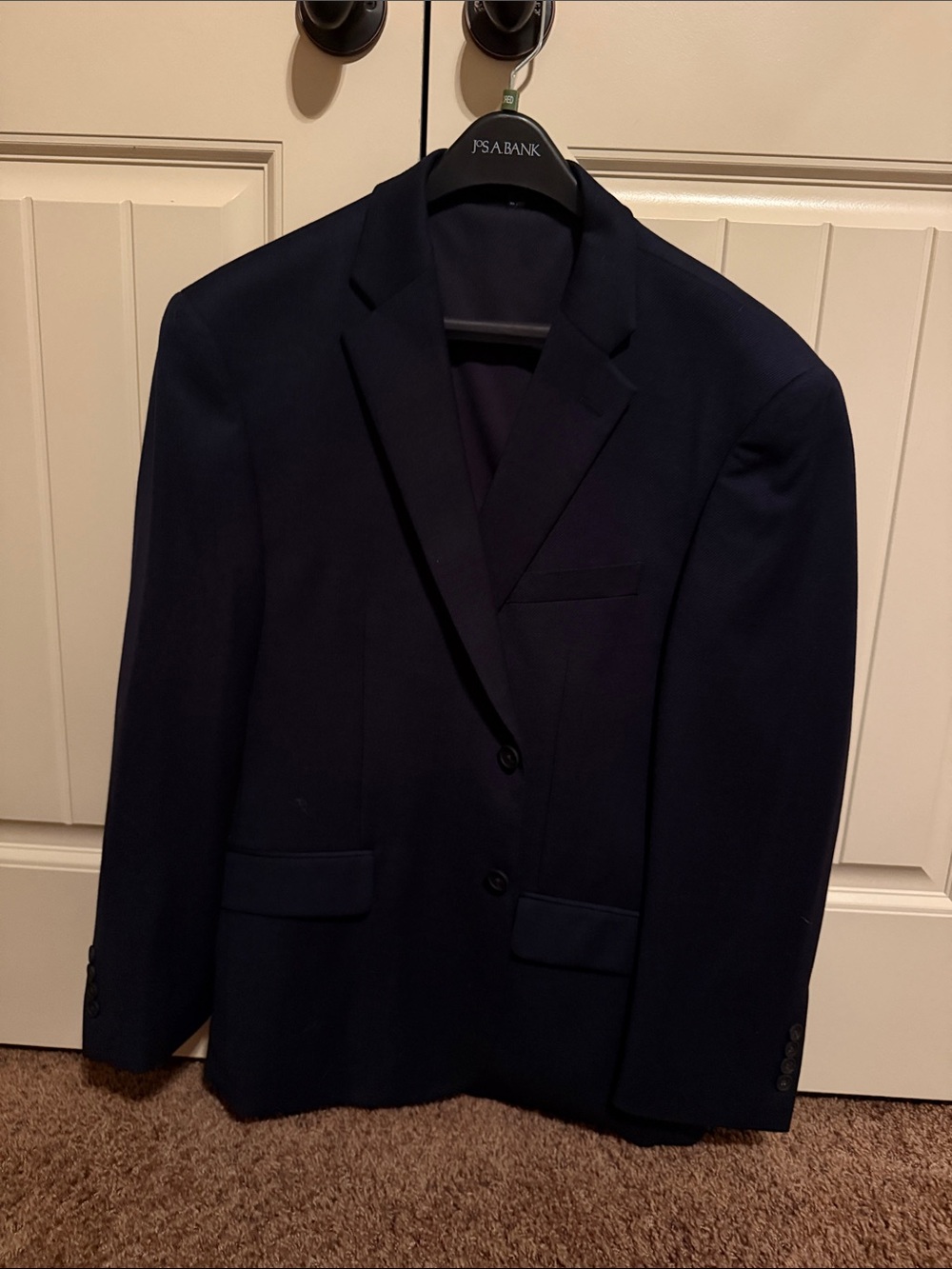 Jos A Bank Men's Navy Sport Coat Blazer